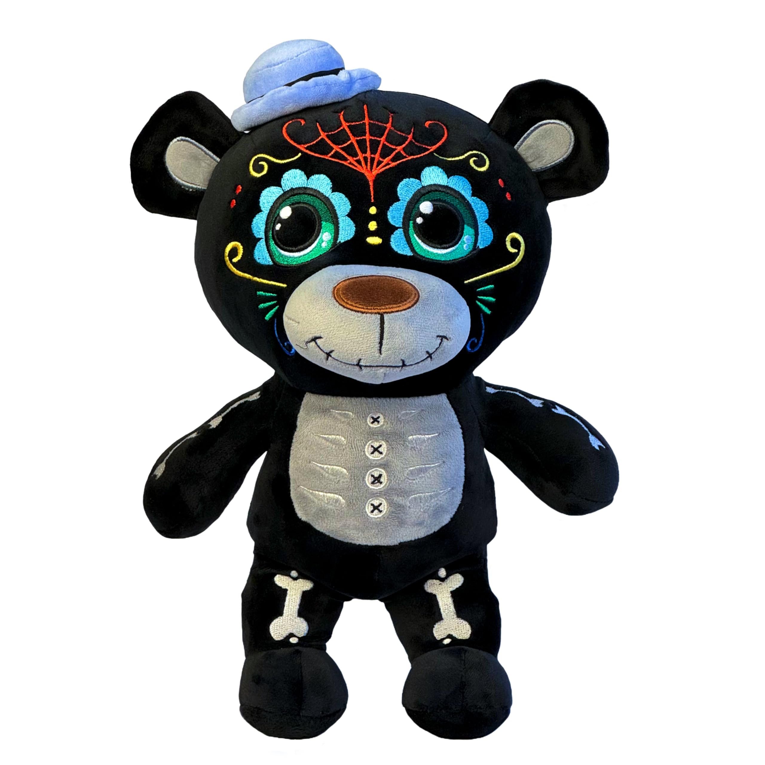 ぬいぐるみ an original teddy bear Amazon.com: FLUFFAROO Sugar Skull Teddy Bear (Mirage Black